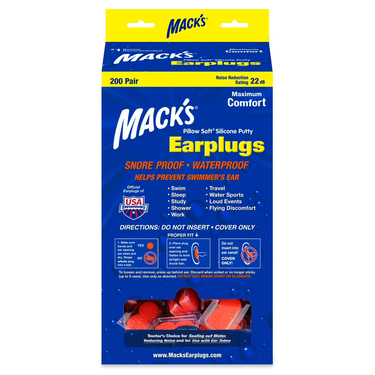 Ultra Soft Silicone Putty Earplugs - 8 Pair - Up & Up™ : Target
