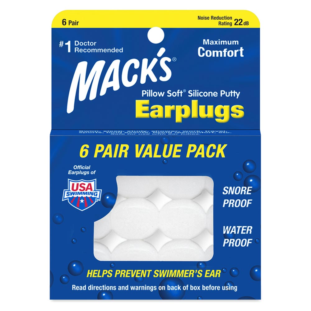 Pillow Soft® Silicone Putty Ear Plugs - Mack's Ear Plugs