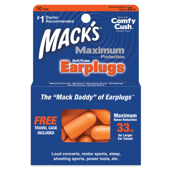 Maximum Protection Soft Foam Ear Plugs