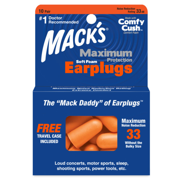  Mack's ThermaFit Soft Foam Earplugs, 40 Pair