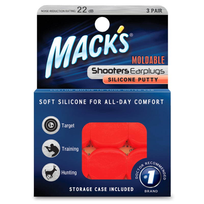 Shooting Moldable Silicone Putty Ear Plugs - Mack's Ear Plugs