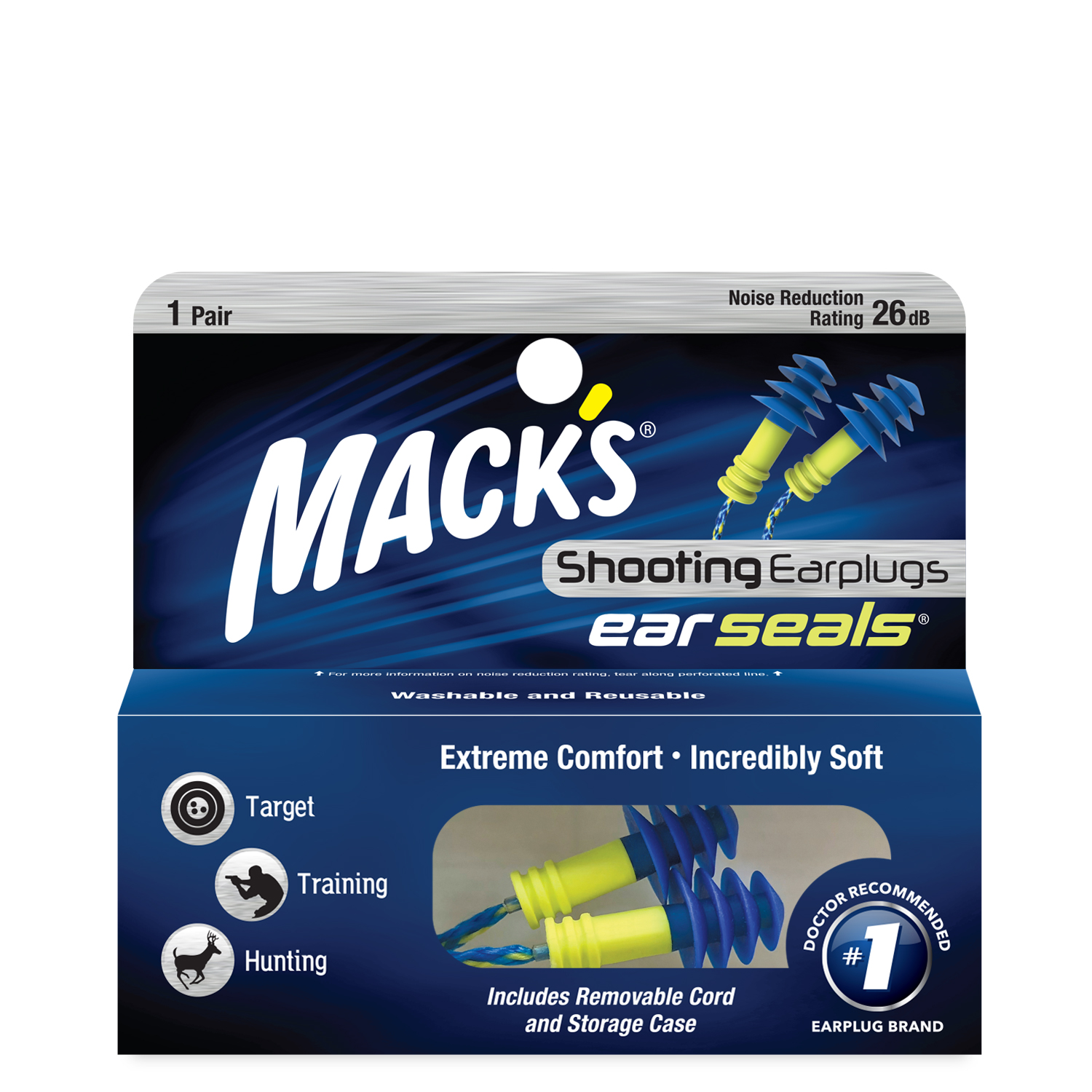 Ear Plugs Aluminum Carrying Case - Mack's Ear Plugs