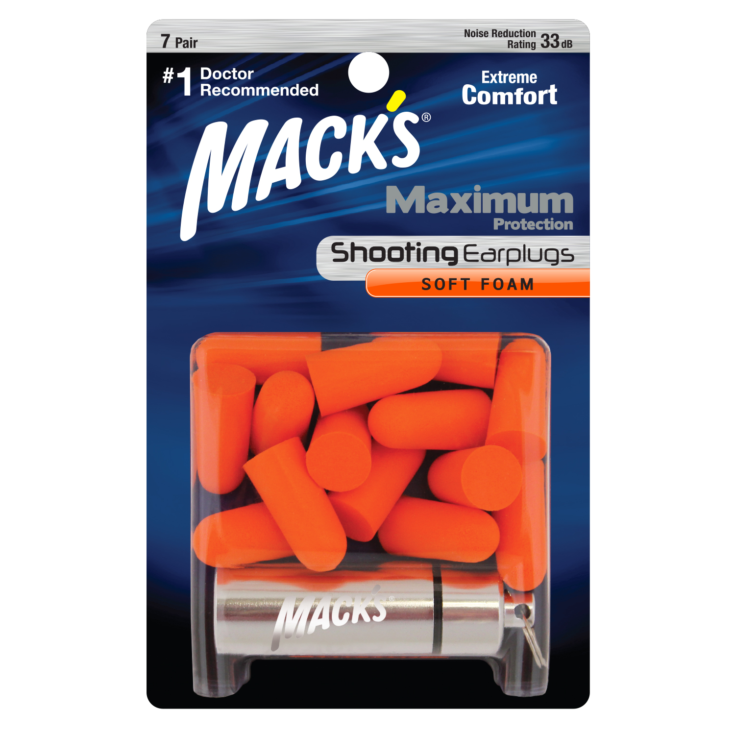 Shooting Maximum Protection Soft Foam Ear Plugs - Mack's Ear Plugs