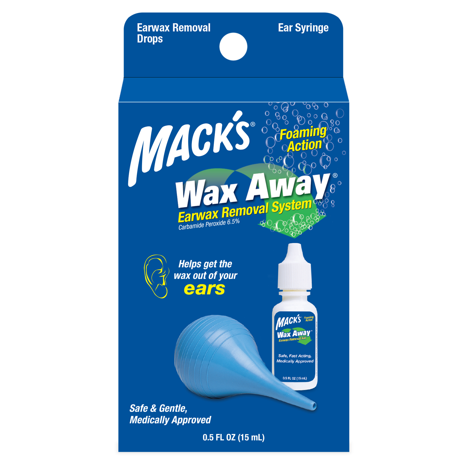 Wax Away® Earwax Removal System - Mack's Ear Plugs