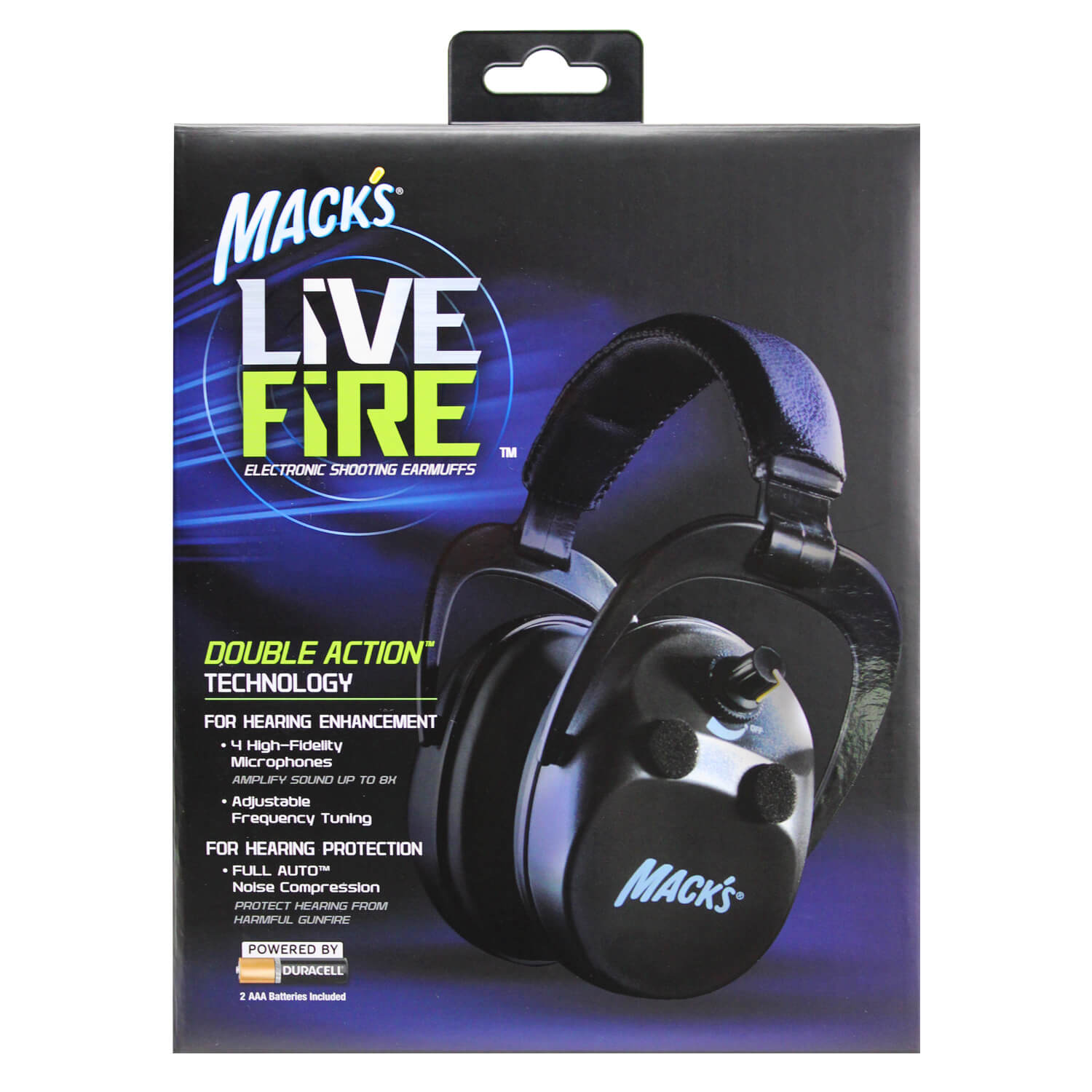 Live Fire® Electronic Shooting Earmuffs - Mack's Ear Plugs