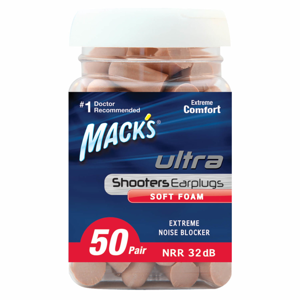 Shooters Ultra Soft Foam Ear Plugs Mack's Ear Plugs