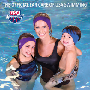 Mack’s Swimming Headband – Best Swimmer’s Headband – Doctor Recommended to Keep Water Out and Hold Ear Plugs in - Official Swimming Ear Band of USA Swimming
