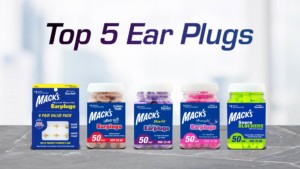 A Product Display of the Top 5 Ear Plugs