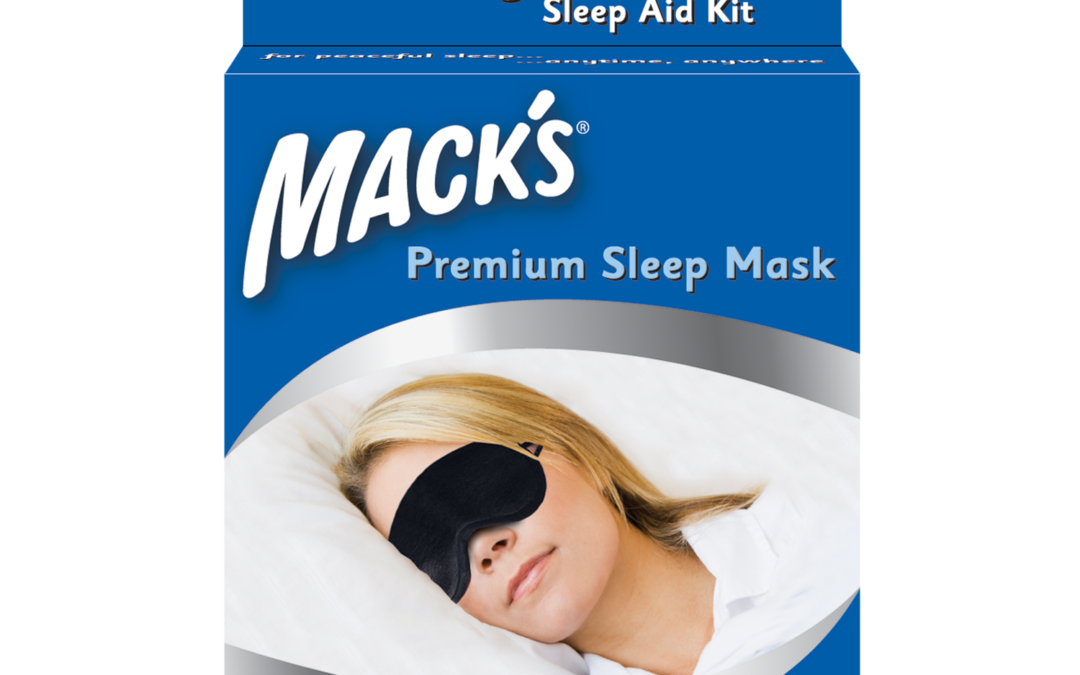 Shut-Eye Shade® Premium Sleep Mask with Mack’s® Soft Foam Ear plugs and storage pouch